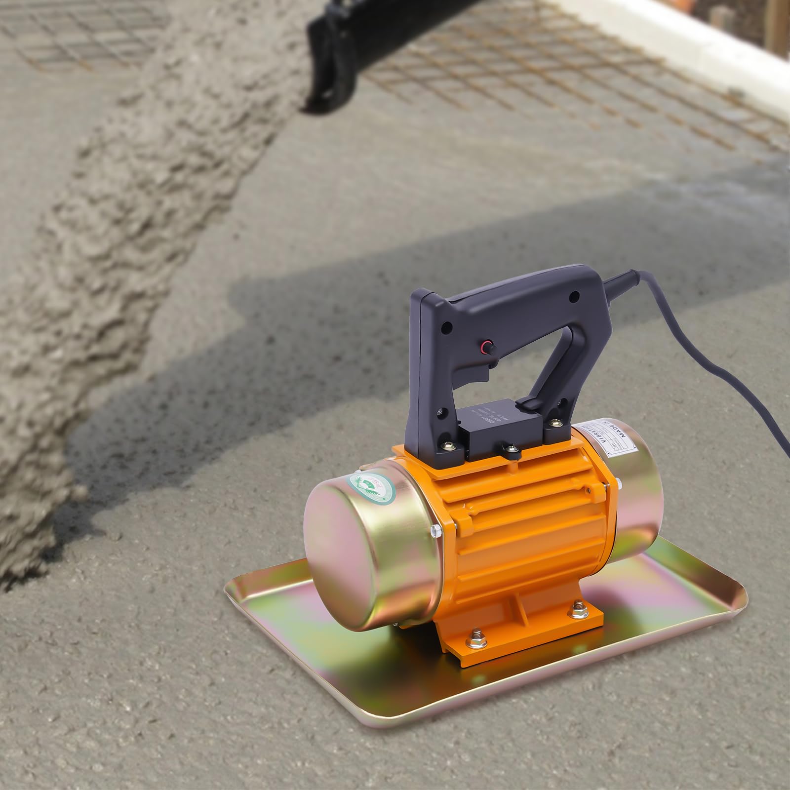 Vibratore elettrico per calcestruzzo, 200 kg, velocità 3500 giri/min, rotore di precisione per calcestruzzo, monofase, per edilizia, autostrada, ponte