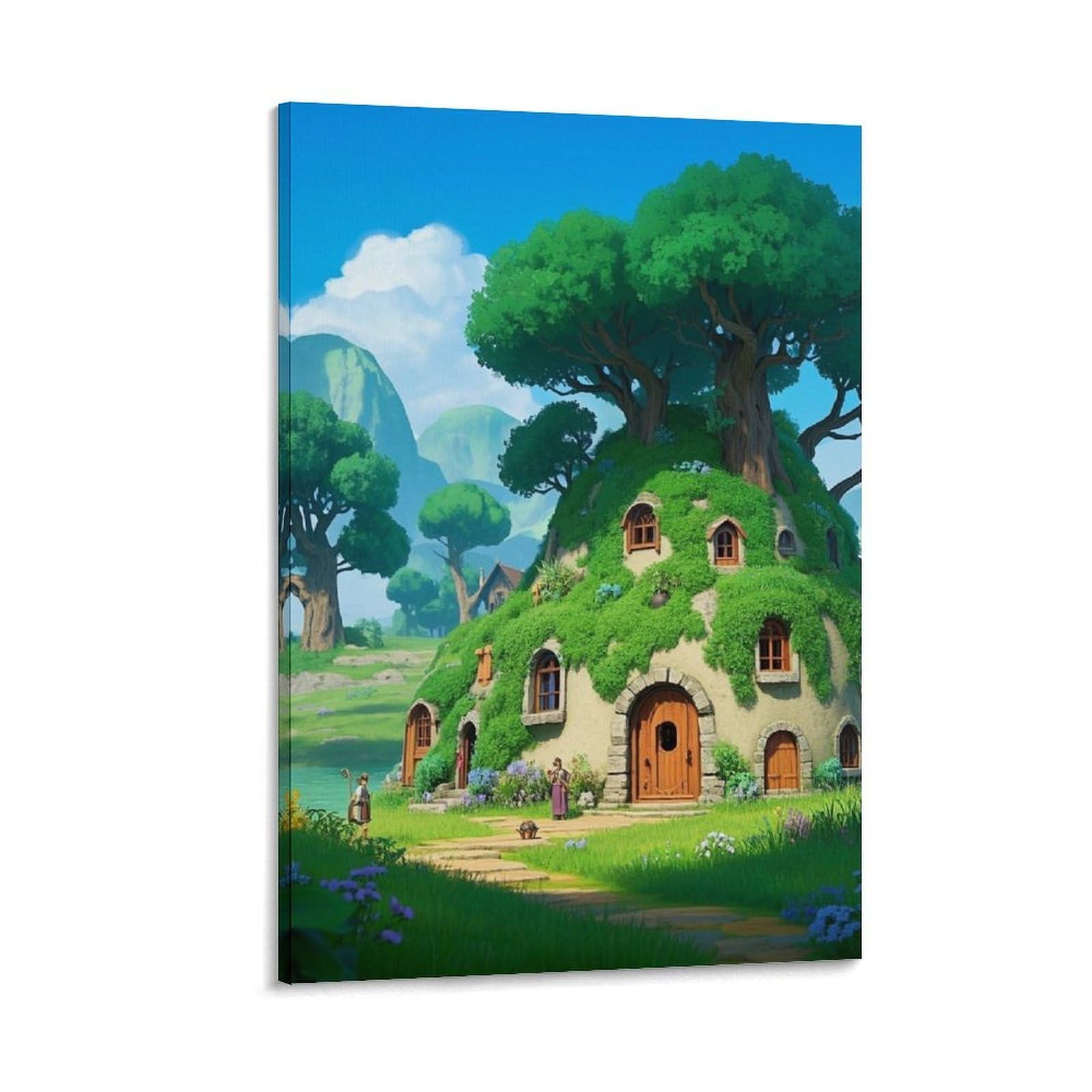 Taies de coussin de canapé rectangulaires 30x45cm motif Woodland Cabin pour chambre et maison