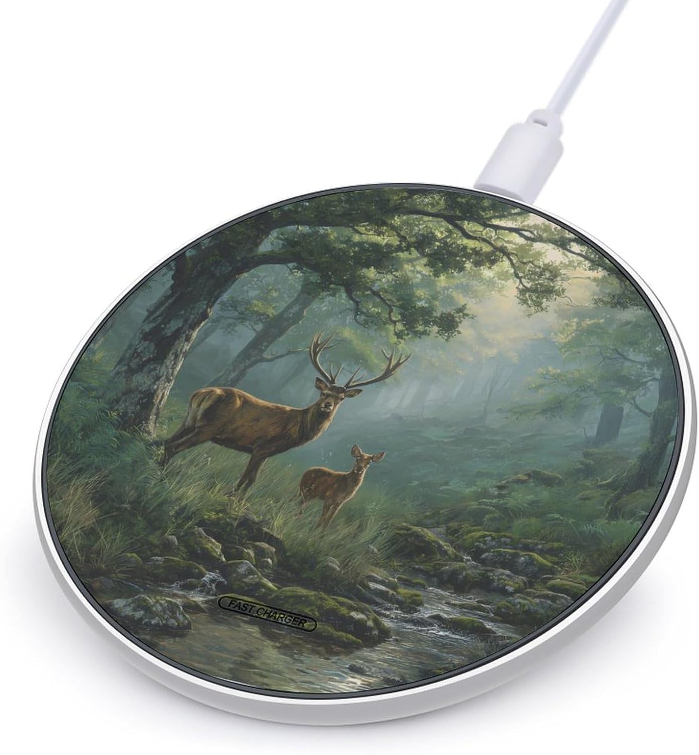 Funny Deer Wireless Charger Magnetic Charging Pad