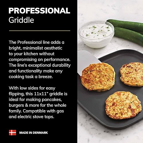 Miniatura 2 de Scanpan Sartén antiadherente cuadrada profesional de 11 pulgadas, compatible con todas las estufas, lista para inducción, apta para utensilios de