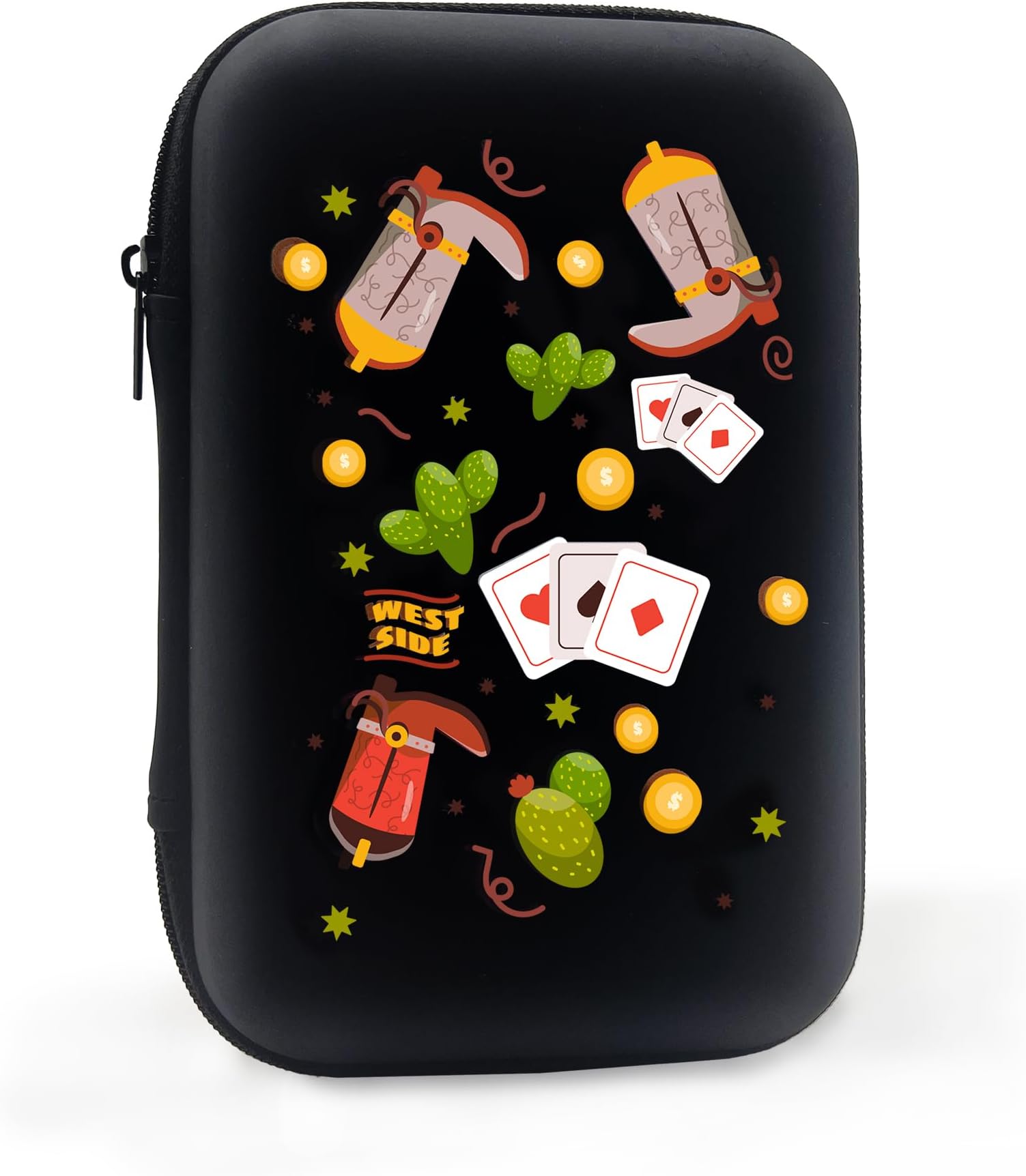 Playing Card Box (16 x 10 x 4 cm), Robust Card Box, Playing Card Case, Enlargement, Card Case, Carry Bag, Storage Box for UNO, Cards, Card Games, Card Game, Waterproof, Protects Cards from Moisture