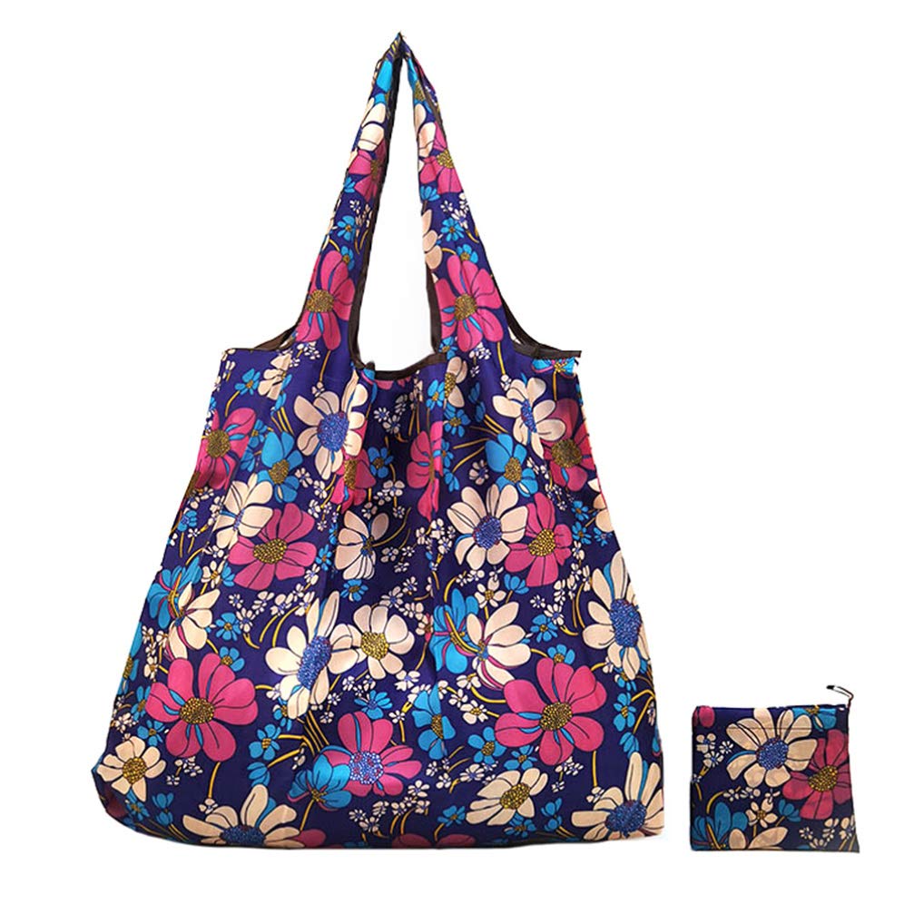 Yardwe Grocery Bags Reusable Foldable Shopping Bags Large Groceries Bags Waterproof Grocery Totes for Women Ladies Shopper