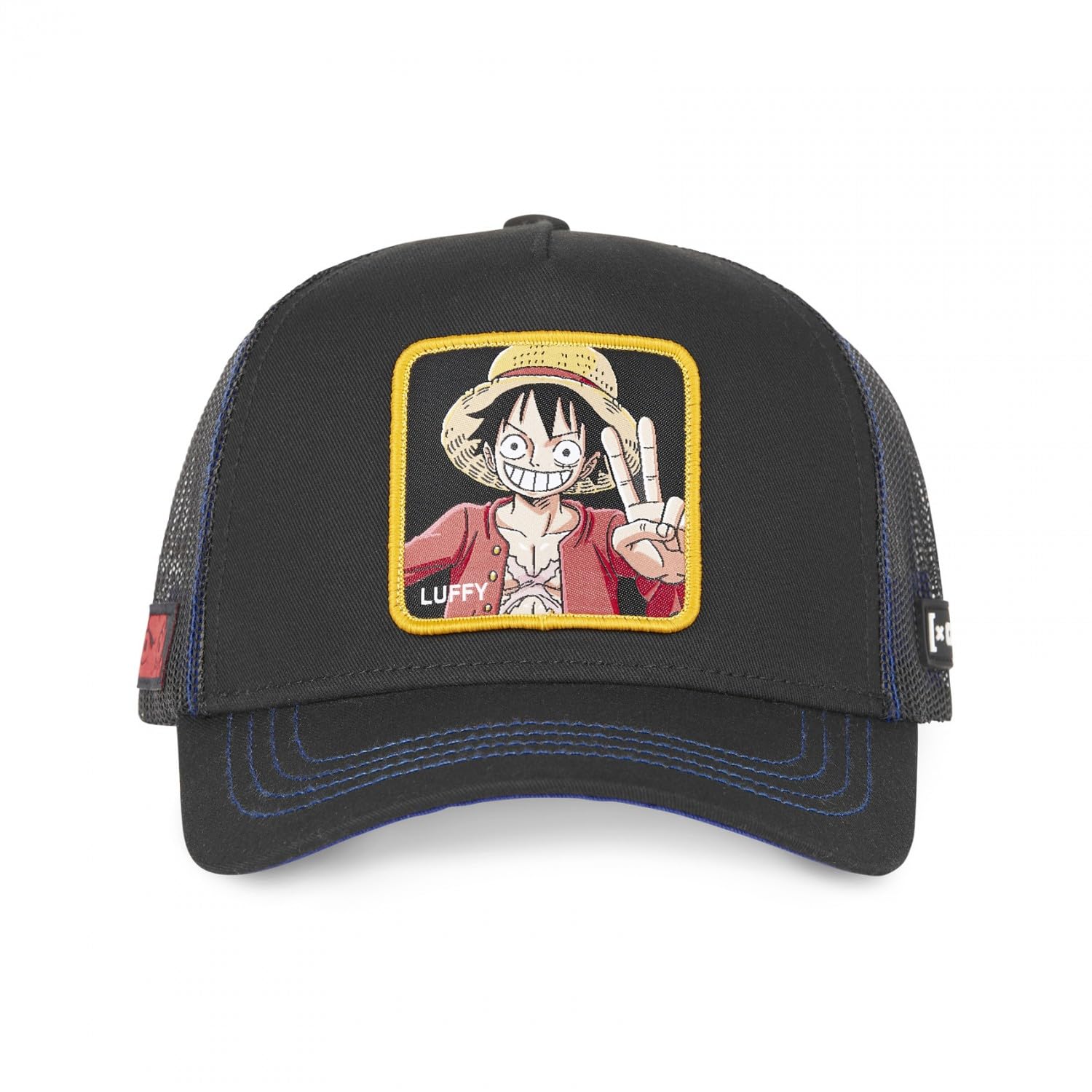 Luffy One Piece Czarny Czapka Truckerka Capslab