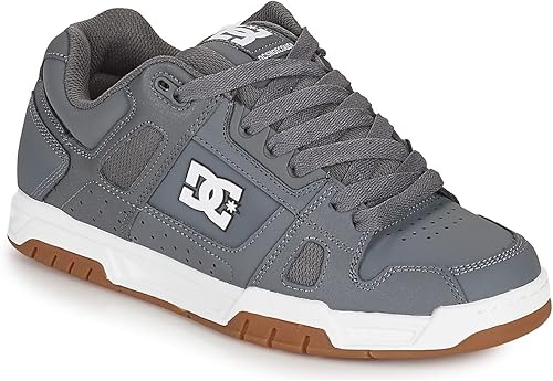 Dc Shoes Men's STAG Shoe, Grey/Gum, 10 UK - 1