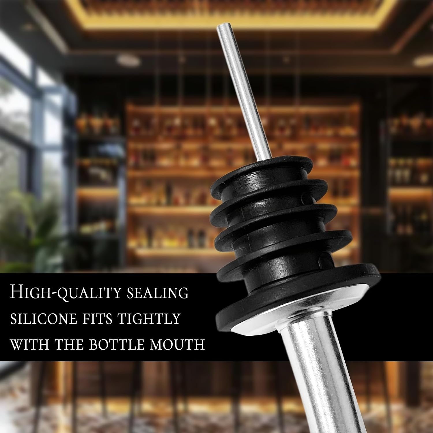 Pour Spouts for Liquor Bottles,Liquor Pour Spout,Wine Bottle Stopper 2PCS