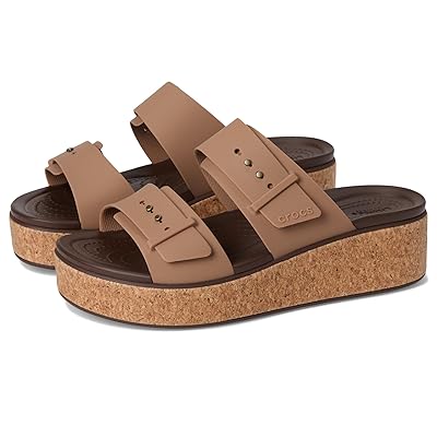 Crocs Brooklyn Cork Buckle Sandals Women
