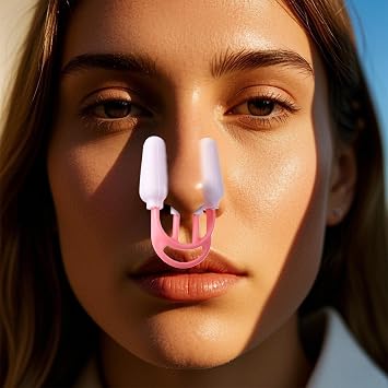 Nose Shaper - Nose Shrinker Corrector,Reusable Soft Silicone Beauty Slimming Tool for Daily Wear Breathing Improvement Beauty Enhancement