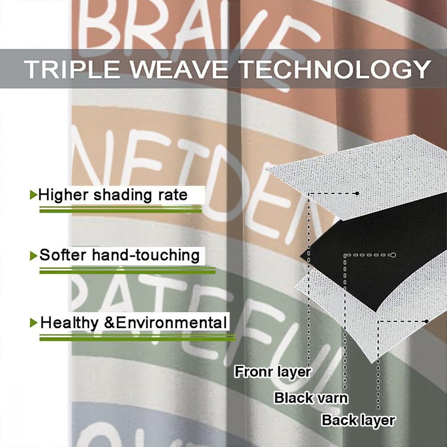 Boho Rainbow Curtains for Kids Nursery Colorful Cute Sun Star Clouds Pastel Bohemian Girls Child Art Printed Living Room Bedroom Window Drapes Treatment Fabric 42x63 Inch Blackout