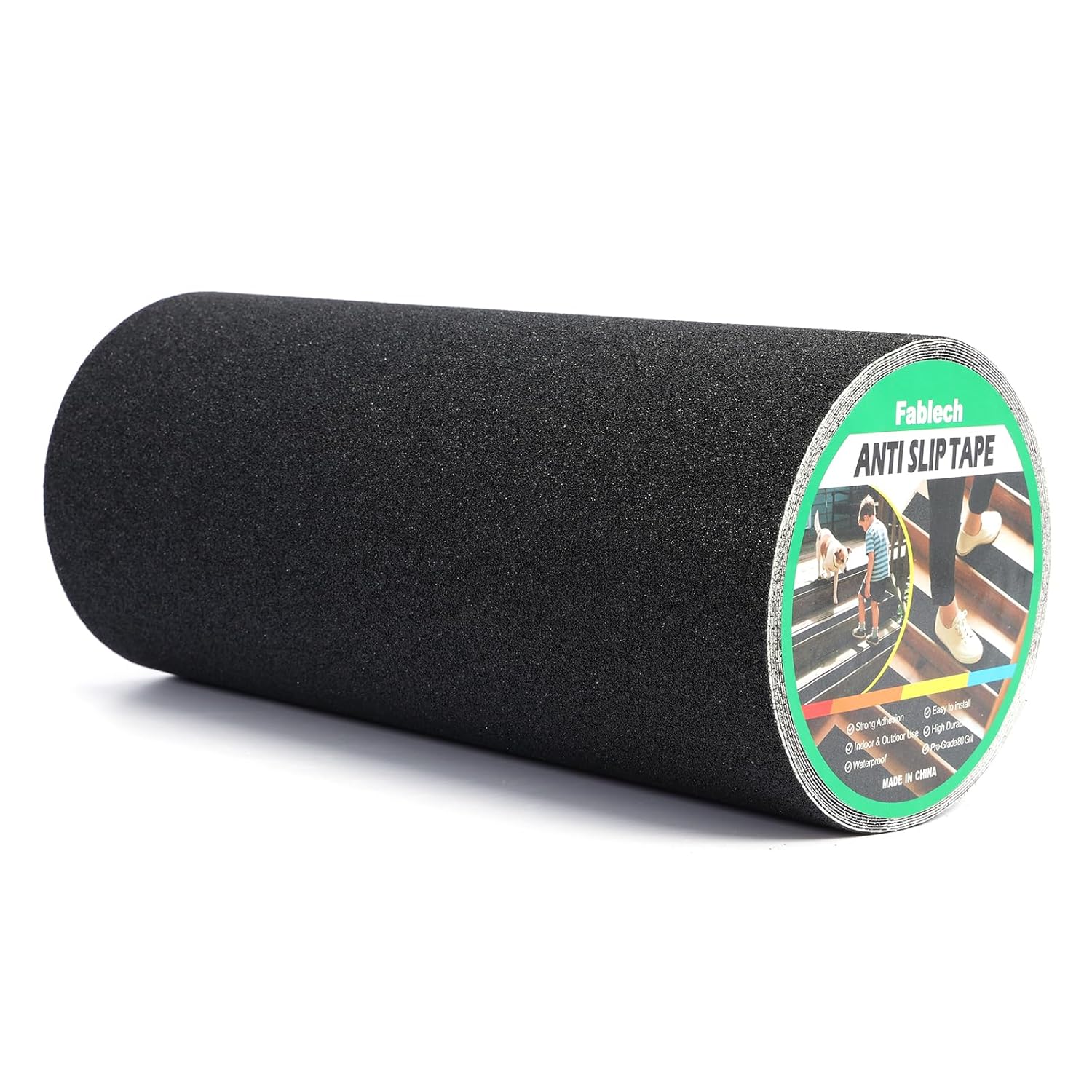 8" x 35' Heavy Duty Anti Slip Safety Tape, Waterproof High Traction Non Slip Tape for Stairs, Floors, Pool Decks, Ramps, Garage, Indoor Outdoor Use