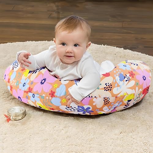 Miniatura 2 de Ezencon Almohada de lactancia para posicionador de lactancia materna, esenciales para la lactancia materna, almohadas con funda de mezcla de algodón