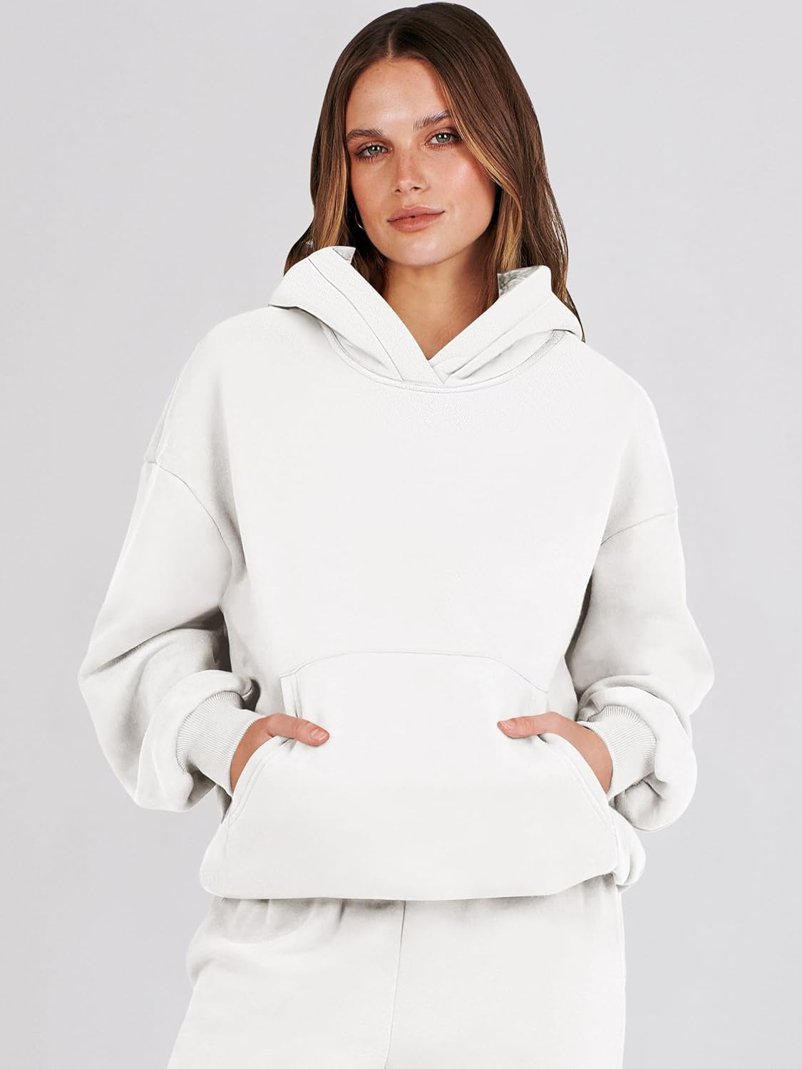 ANRABESS Womens 2 Piece Outfits Lounge Hoodie Oversized Sweatshirt Jogger Sweatpants Y2K Tracksuit Sweatsuit Set Fall Clothes - Image 4