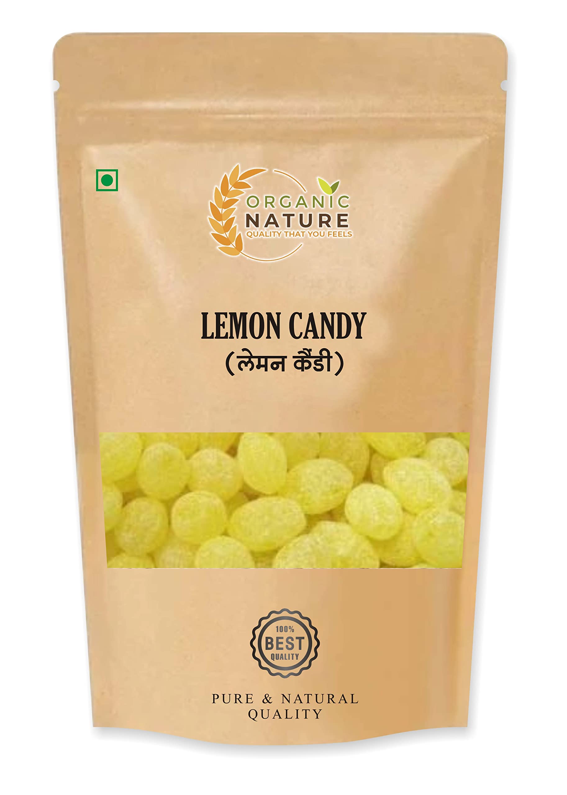 キャンディ　オーダー ORGANIC NATURE Special Flavour Lemon Candy (Pack of 200 gram