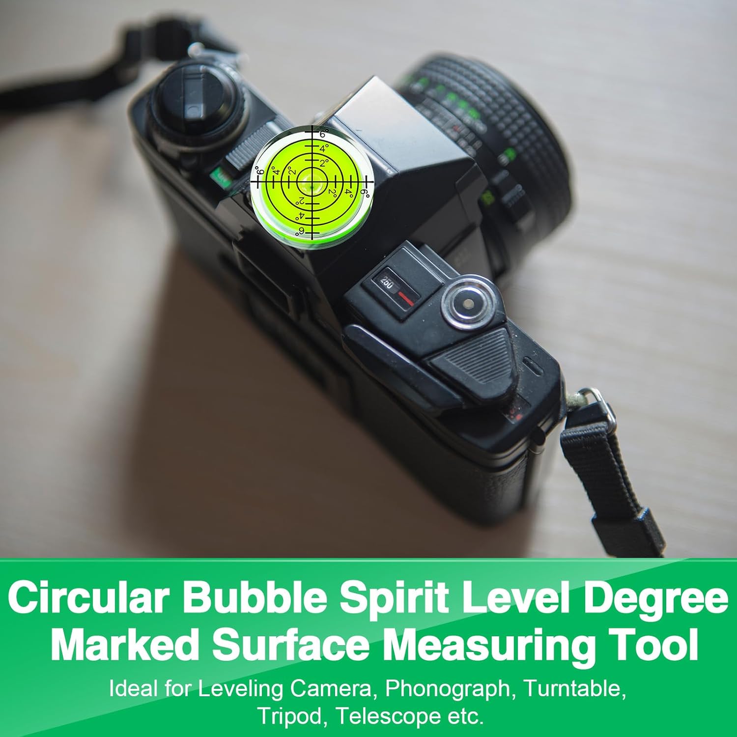 Dreyoo 9 Pcs Small Bubble Spirit Level, Mini Magnetic Square Drill Bubble Levels, Circular Spirit Measuring Tool for Leveling Phonograph, Camera, Turntable, Tripod, Frame, Drill, 10x10x29mm, 32x7mm