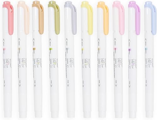 Idyllic Grace Marcadores bíblicos y bolígrafos (paquete de 10)  Marcadores bíblicos de doble extremo, secado rápido y sin sangrado  Punta de cincel disponible en Yaxa Colombia