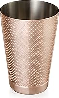 Vista 2 de Barfly Agitador de celosía de diamante de 18 oz, chapado en cobre