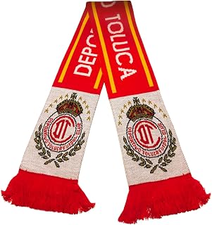 Toluca FC Scarf | Soccer Fan Scarf | Premium Acrylic Knit