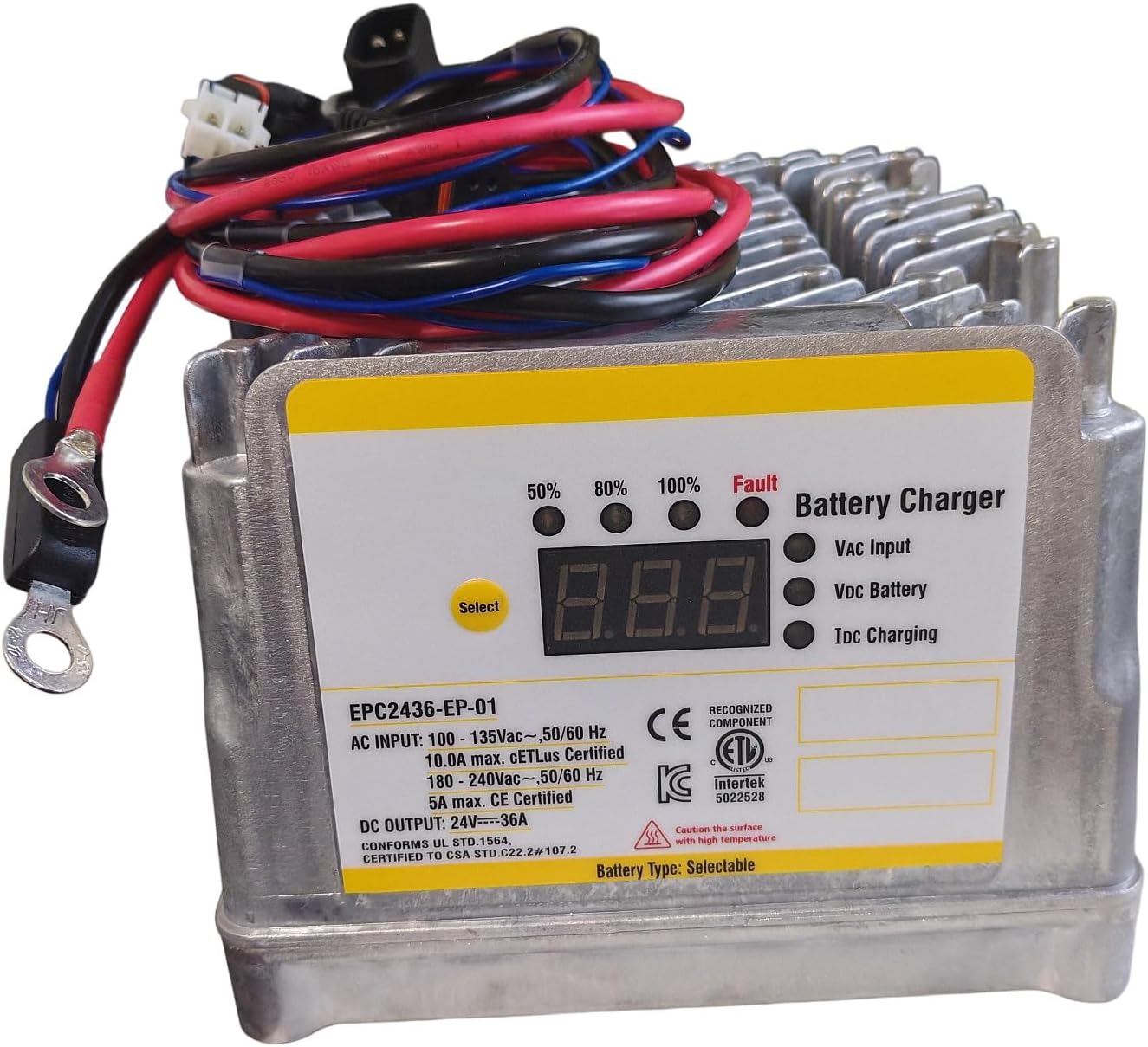 Battery Charger 1001200561 940-0001 Fits for JLG Delta Q IC650 24 Volt 27 Amp
