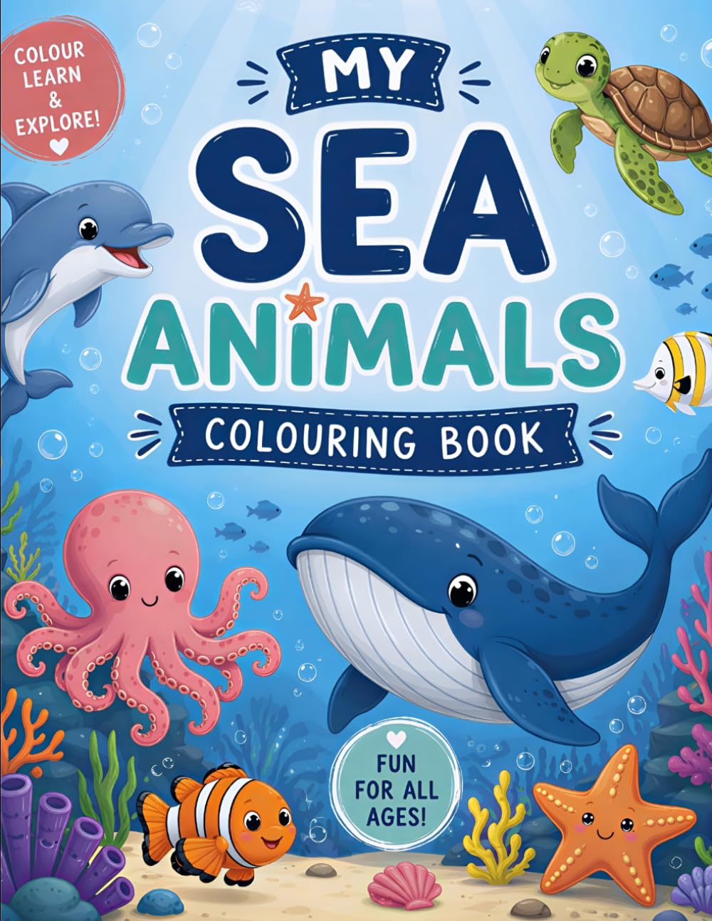 My Sea Animals Coloring Book