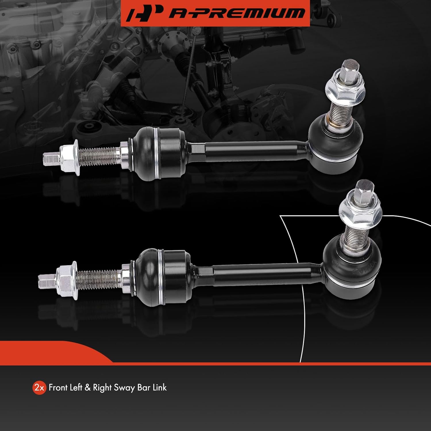 A-Premium 2 x Front Sway Bar Links Stabilizer Bar Links Compatible with Ram 2500 2014-2023, 3500 2013-2023