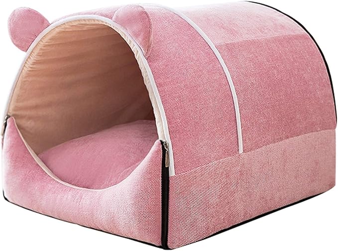 large enclosed dog bed