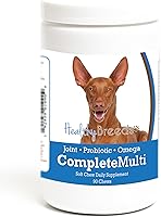 Vista 117 de Healthy Breeds Schnauzer miniatura todo en uno multivitamínico suave masticable 90