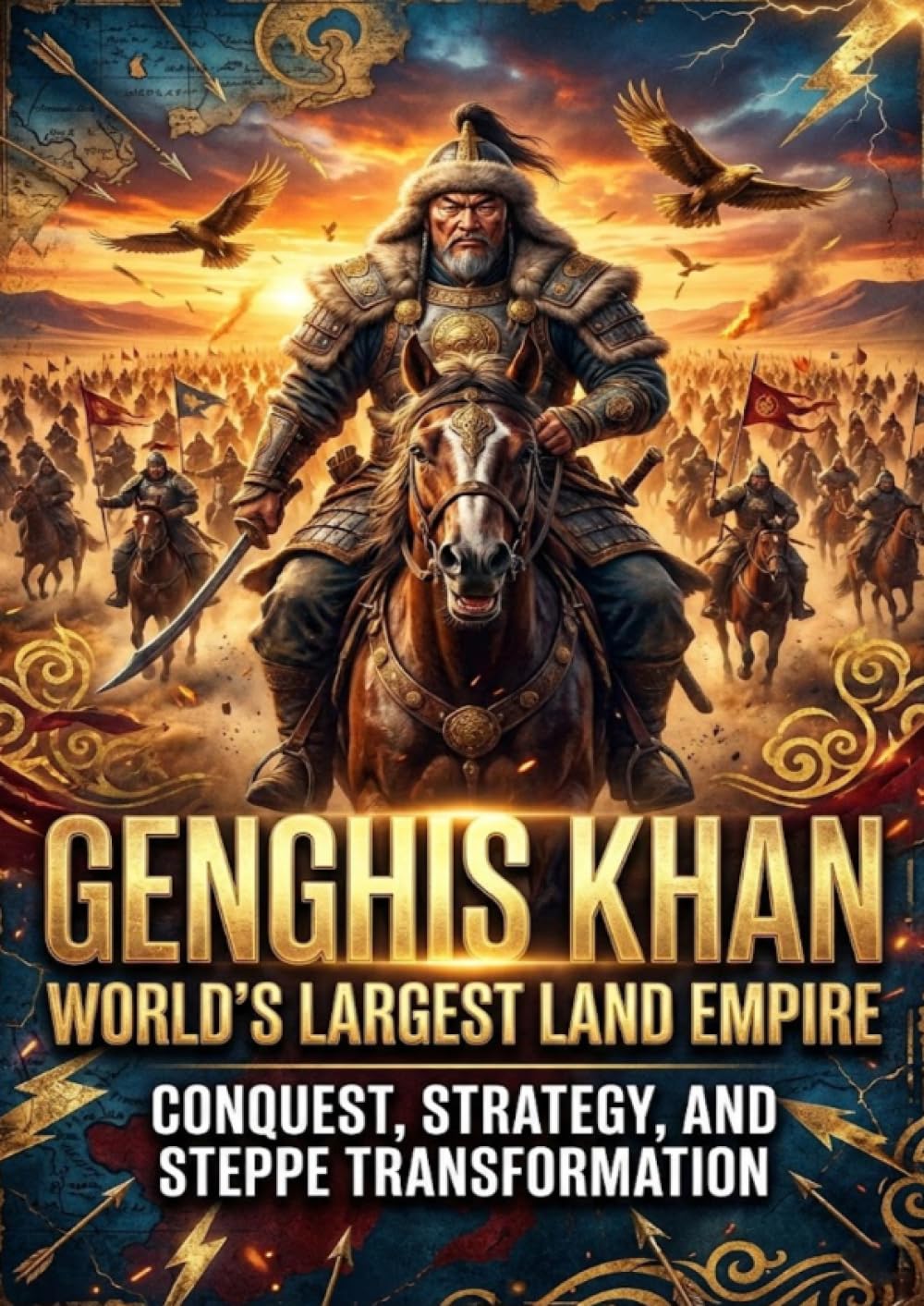 Genghis Khan: World's Largest Land Empire: Conquest, Strategy, and Steppe Transformation