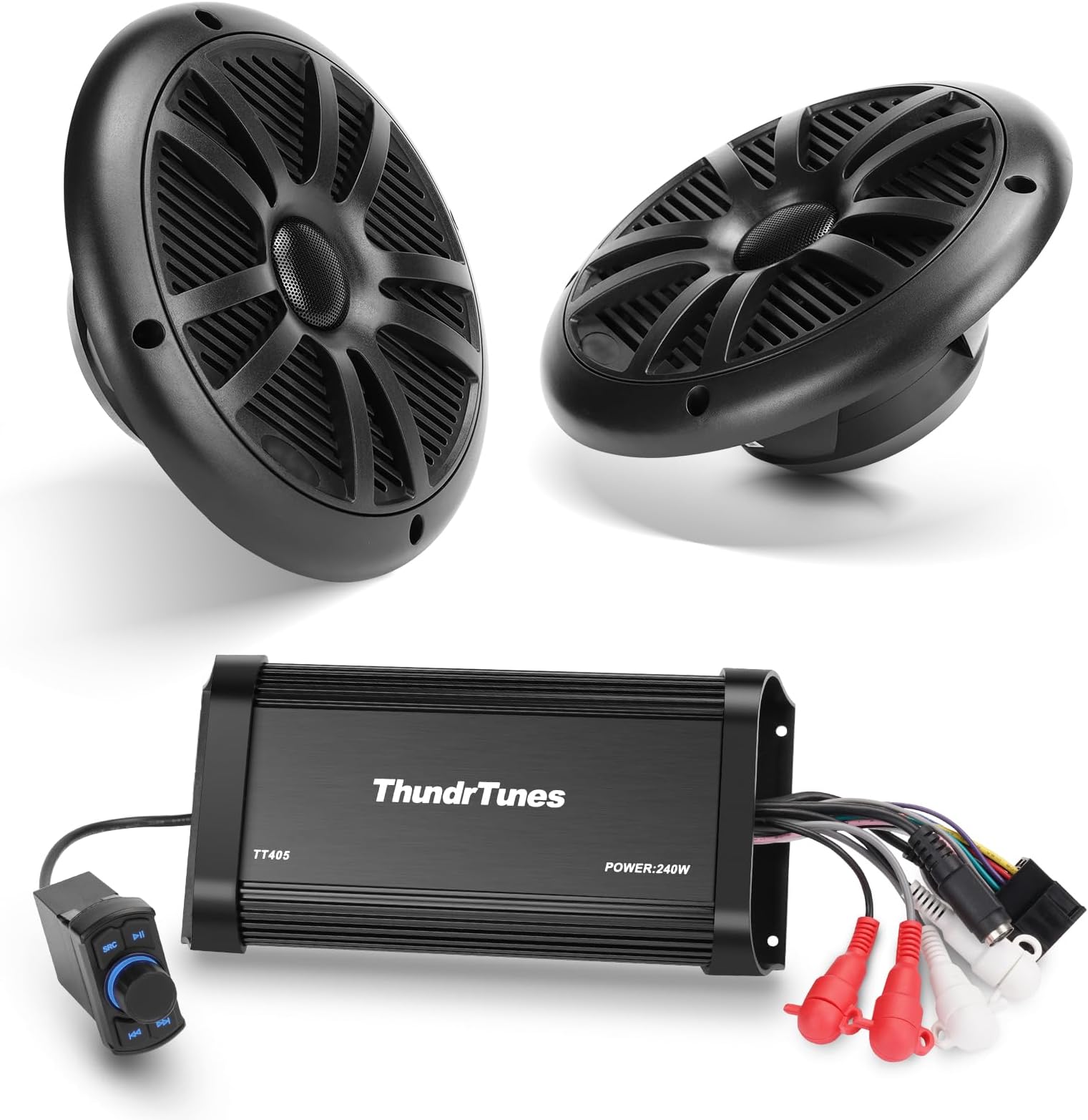 VELEX Marine Bluetooth Amplifier Speaker Package… Electronics