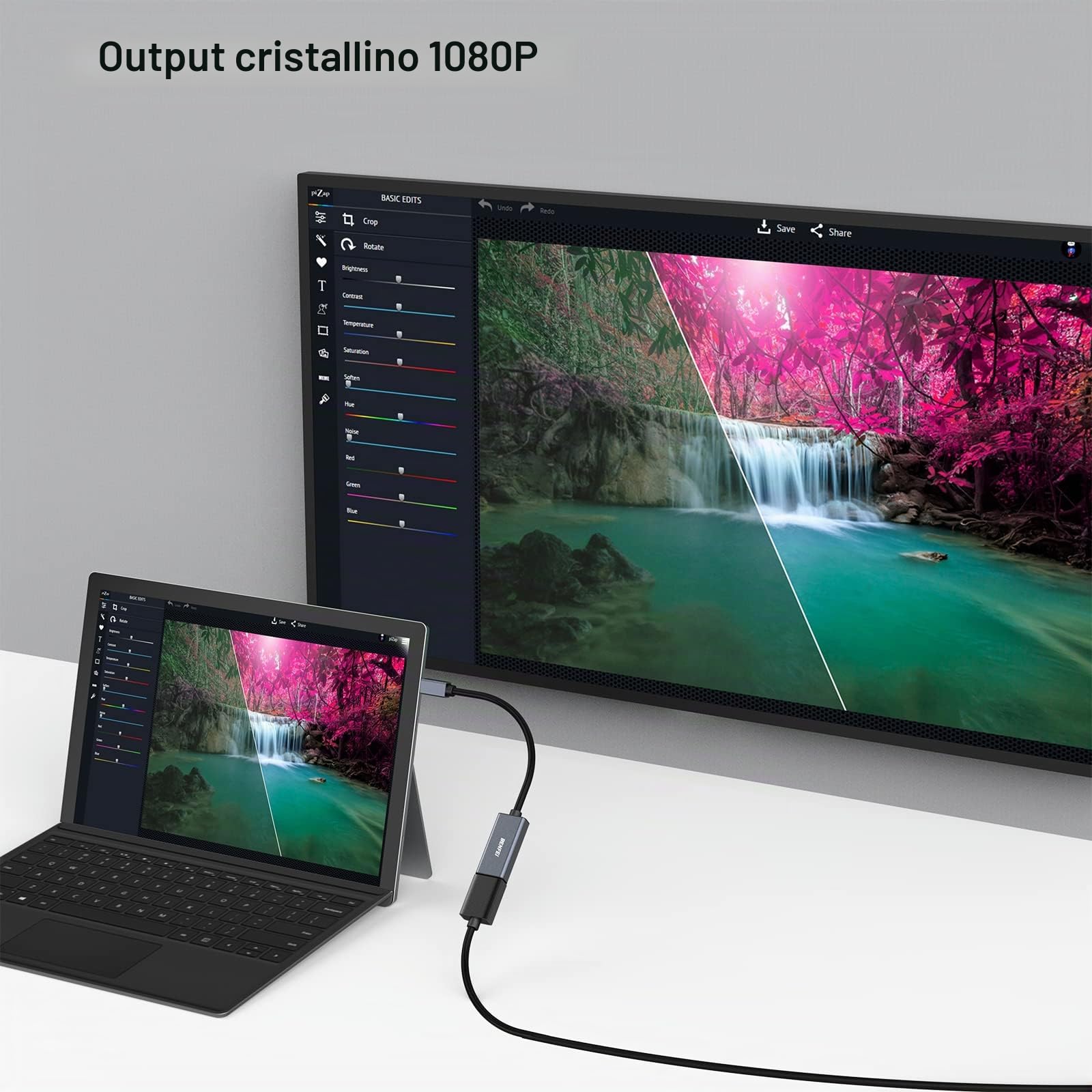 BENFEI Mini DisplayPort to HDMI 4K Adattatore Thunderbolt 2 per MacBook Air Pro Surface Pro