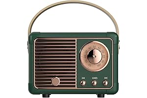Dosmix Retro Bluetooth Speaker: Vintage Boho Decor for Music Lovers