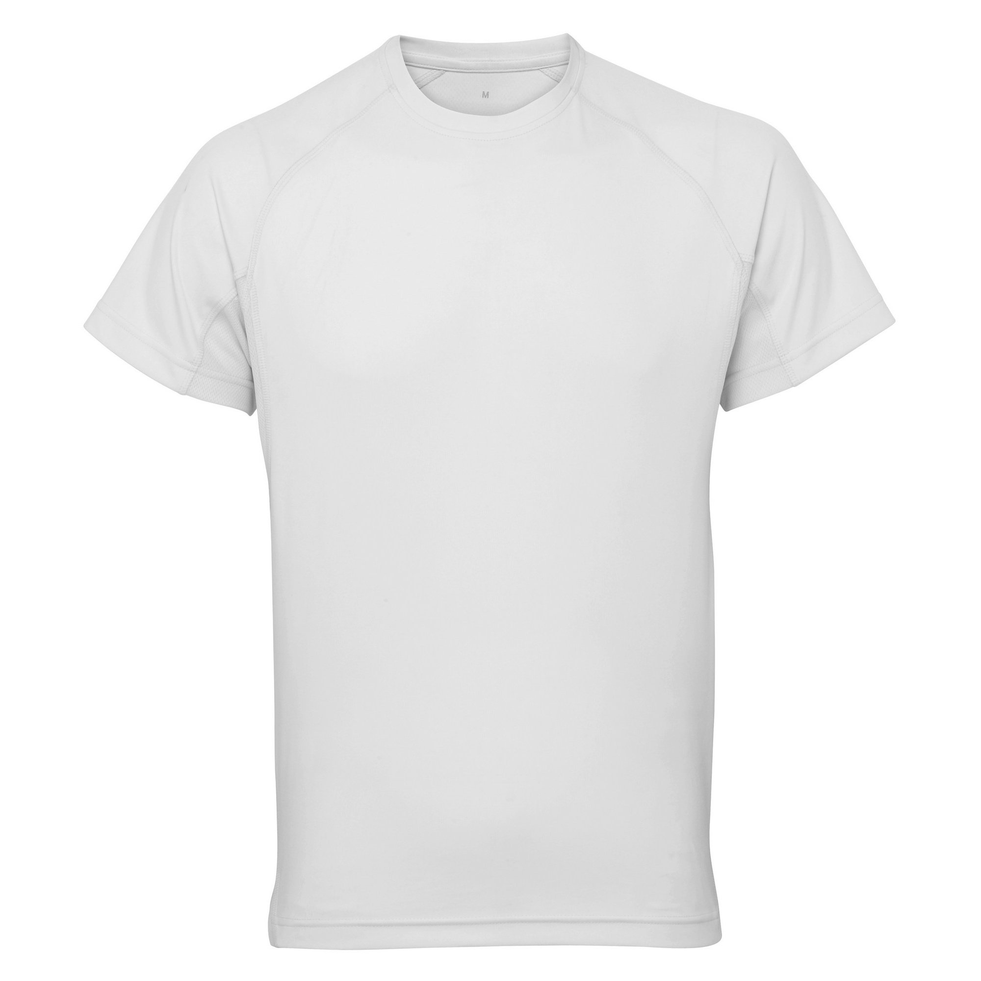 Tri Dri Mens Panelled Short Sleeve T-Shirt (L) (White)