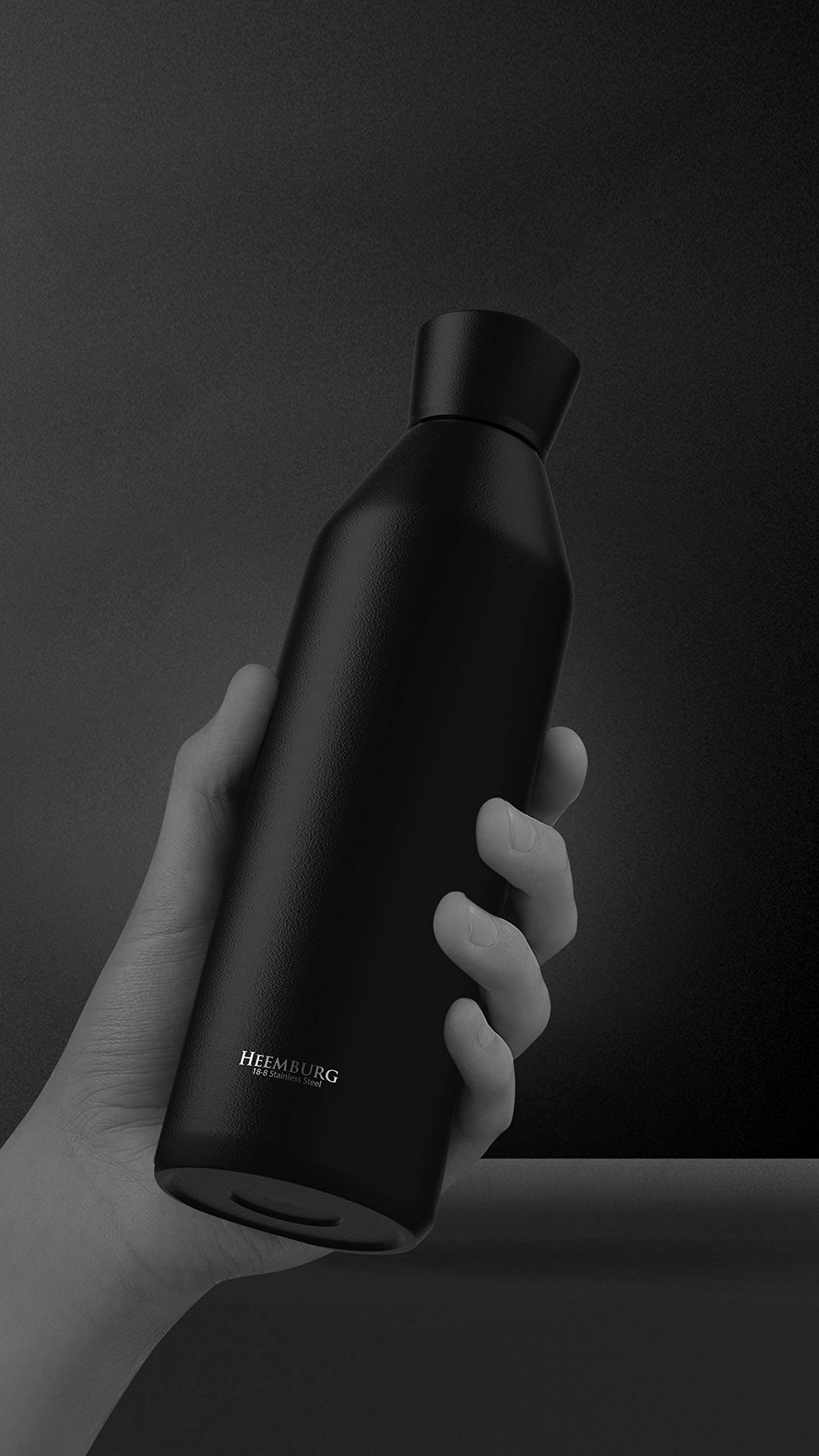 Borraccia Termica 500ml, Doppio Isolamento, Borraccia Acciaio Inox Riutilizzabile, Senza BPA, Borraccia A Prova di Perdite, Bottiglia Acqua Per Bambini, Scuola, Ufficio, Viaggi, Sport, Campeggio