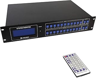 J-Tech Digital 16x16 HDMI Matrix UHD 4K@30Hz, EDID, RS-232, HDCP 1.4 Compliant, Supports DTS, Dolby Digital, PCM, Control 4 RS232 with IP Driver, Control App, Control4 Driver