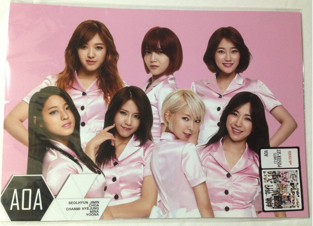 Amazon.co.jp: AOA（エーオーエー） ポスター（12枚入り／A3サイズ