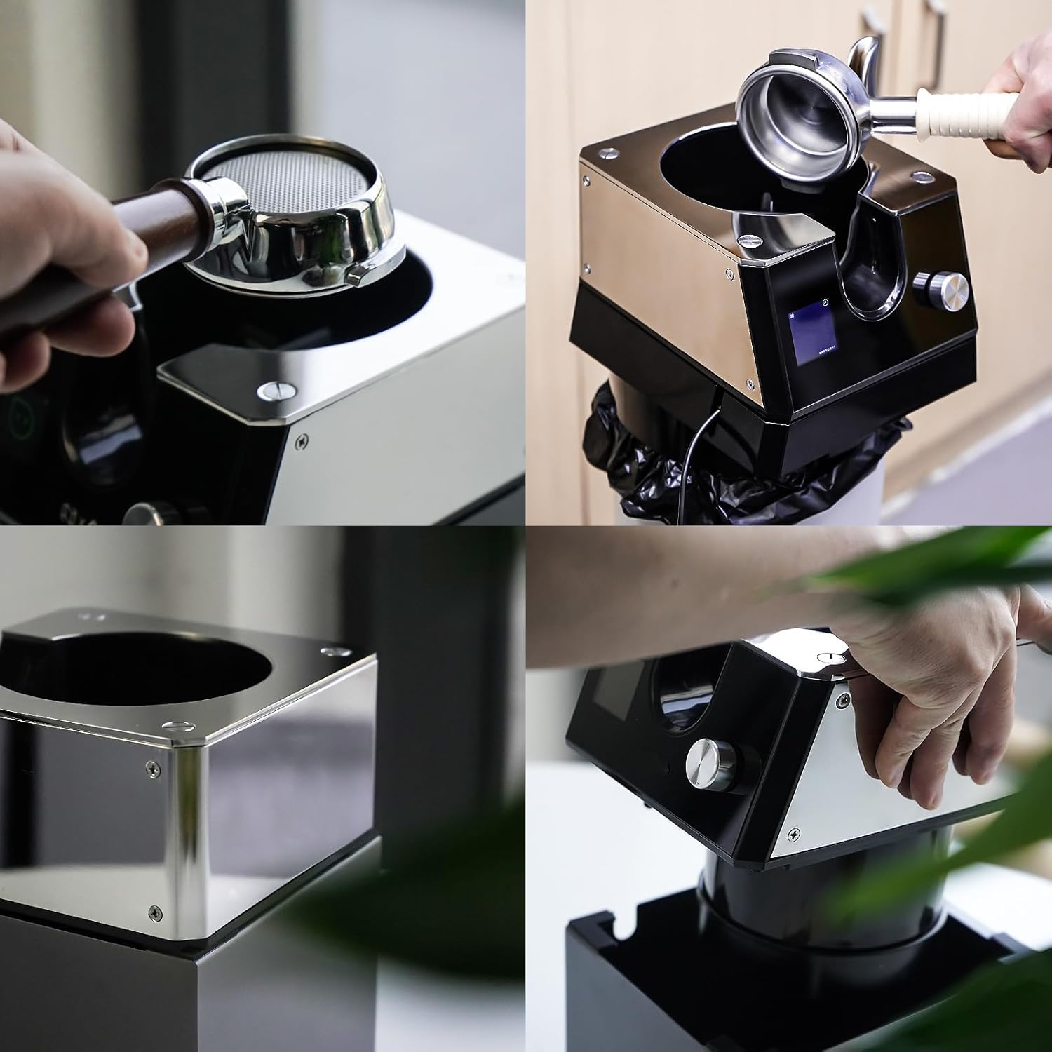 Macinino automatico per caffè espresso da 220 V, sicuro, facile da pulire per uso domestico e commerciale, per amanti del caffè e caffè