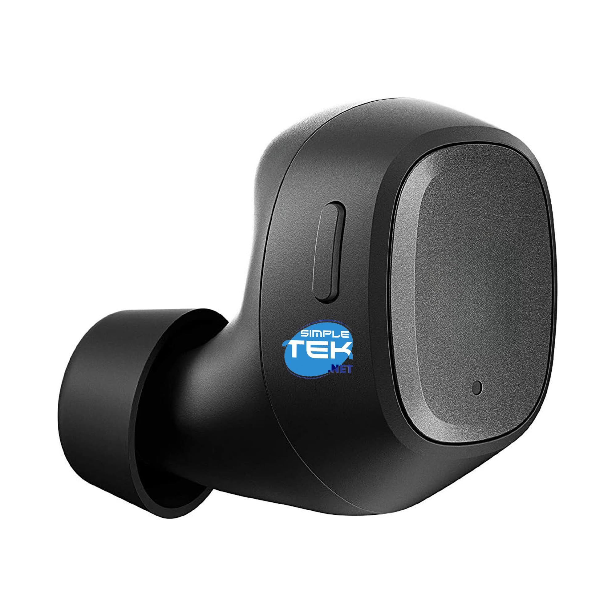 SIMPLETEK - Auricolari TWS wireless gaming 1D/2D con Bluetooth 5.1, autonomia 5 h + 15 h custodia, microfoni duali, IPX5 – nero