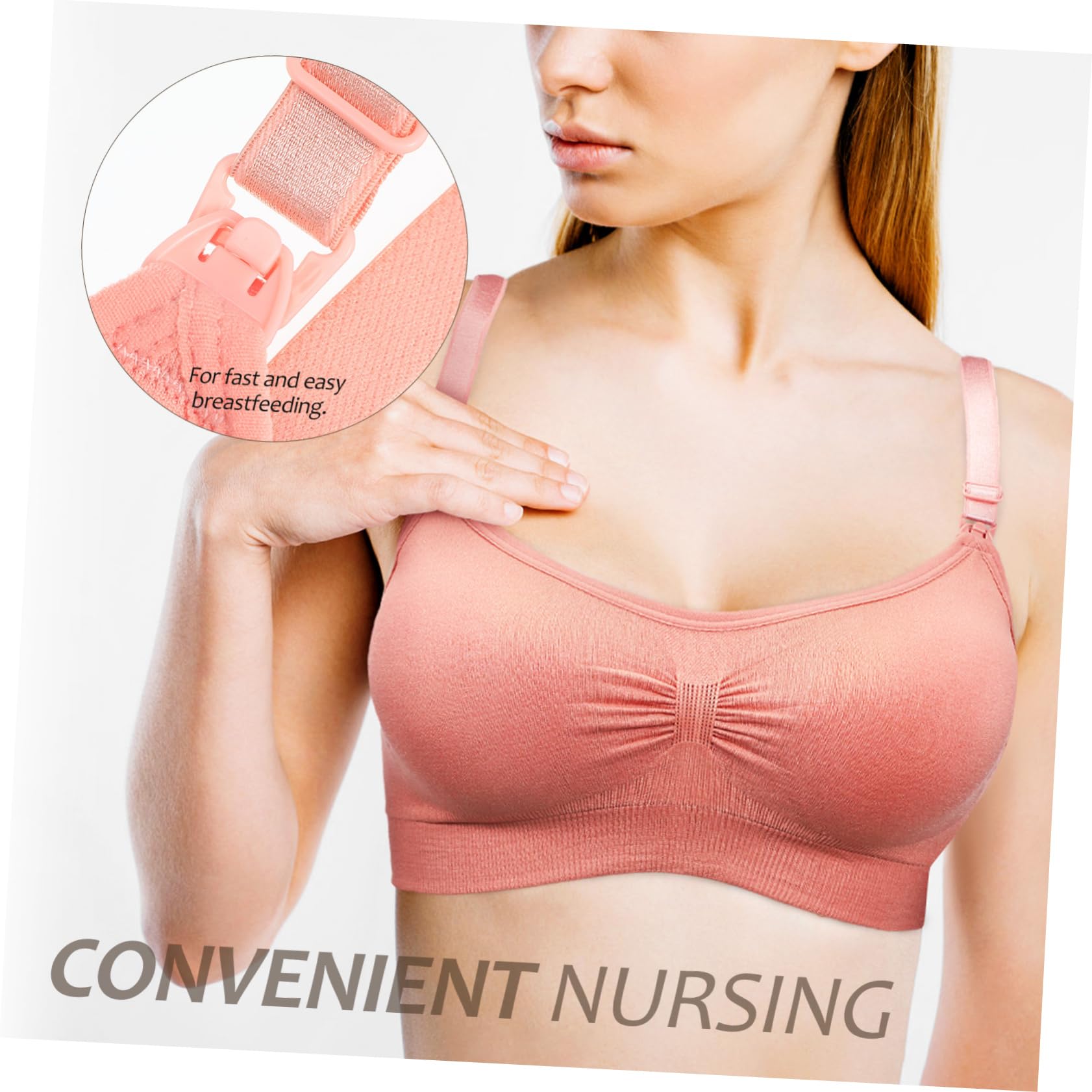 FRCOLOR 3pezzi Reggiseni per Allattamento Reggiseni per Mamme con Estensori per Gravidanza per Estrazione del Latte