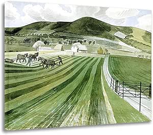 Amazon.com: Pictures On Canvas-Eric Ravilious-Famous Painting Prints ...
