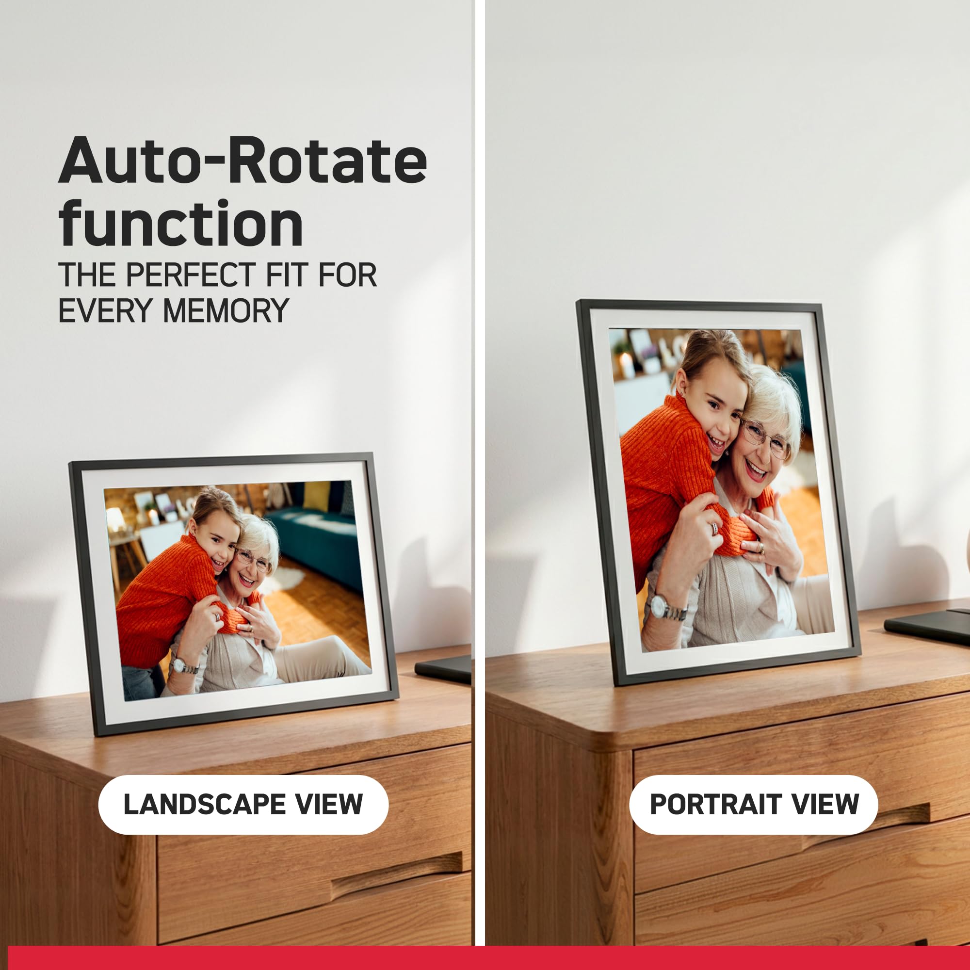 AgfaPhoto AGFA Photo Realiview APF1560WIFI – Digitaler Fotorahmen mit WLAN und integriertem 32-GB-Speicher – Fotos und Videos sofort teilen – Bild 7