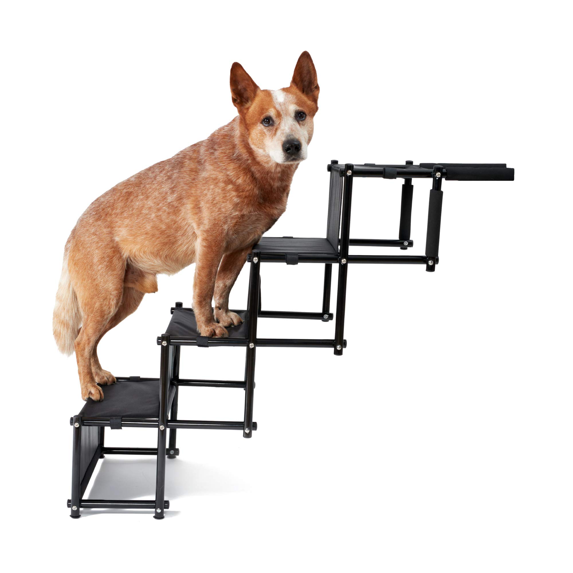 PiuPet Dog Steps - Foldable Car Ramp for Large and Small Dogs up to 80kg