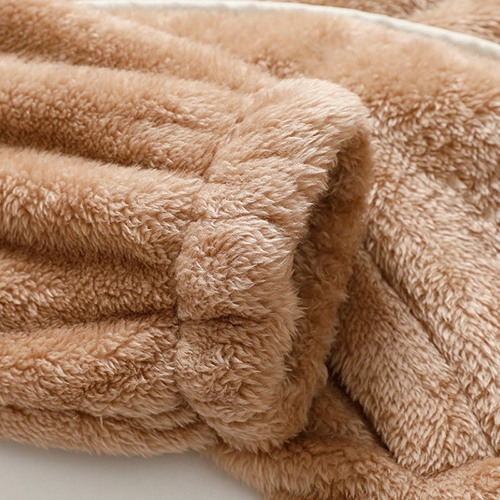 Herren Winter Schlafanzug Korallensamt Mit Dicker Strickjacke Flanell Warme Heimkleidung Übergröße