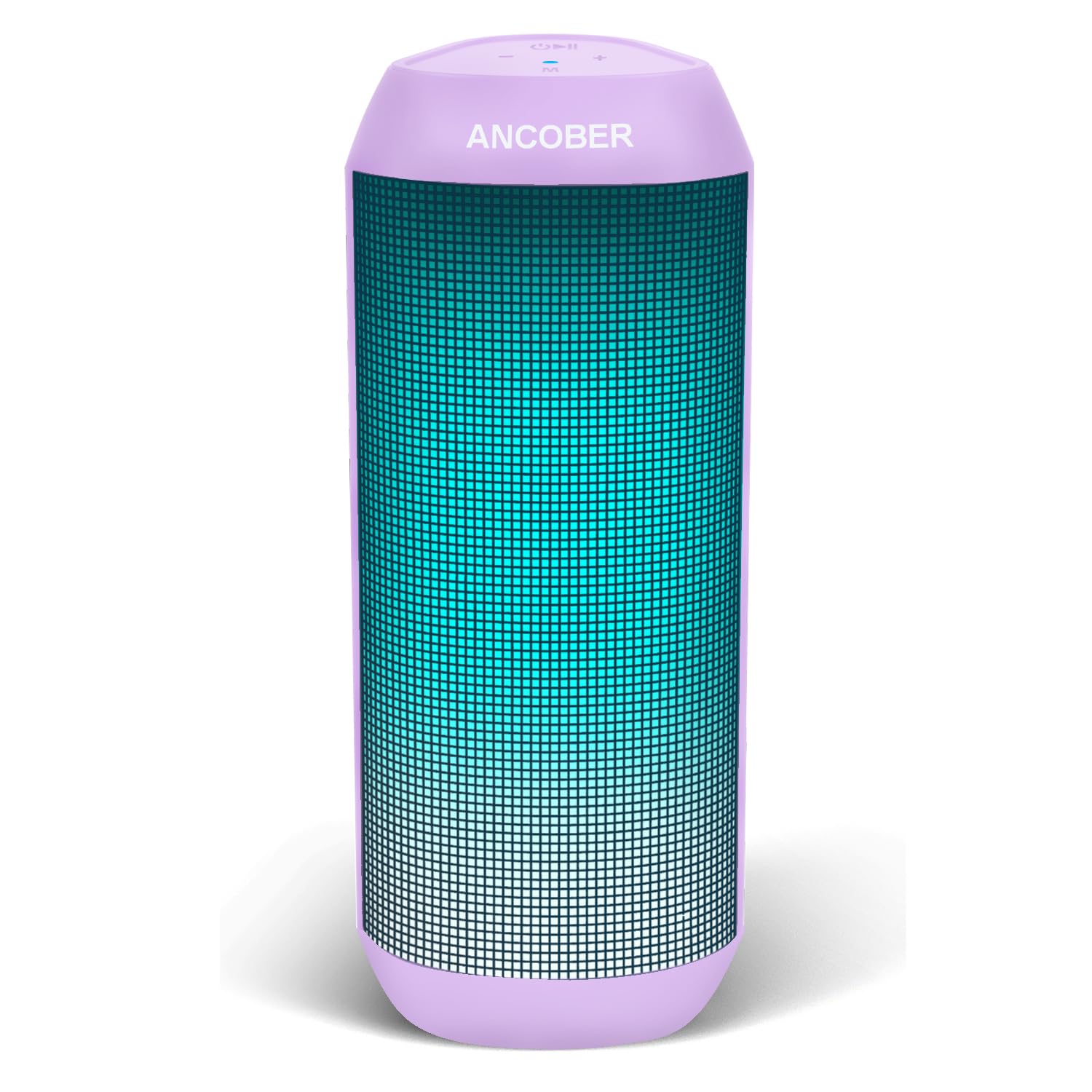 Bluetooth Speaker, Portable Wireless Speakers 15W HiFi Loud Sound with LED Lights Modes,IPX4 Waterproof, BT 5.3, Dual Pairing,Small Speaker Electronics for Camping Party Holiday Her Him Girl Boy Gift