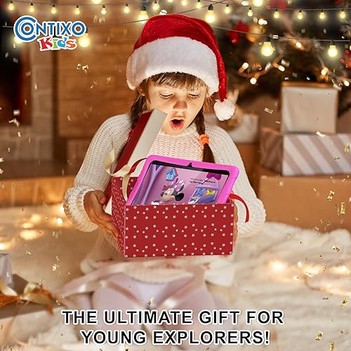Miniatura 8 de Contixo K103B - Tableta para niños pequeños con 80 Disney Edition preinstalada, 10 pulgadas, Android 10, 64GB, tableta de aprendizaje para niños,