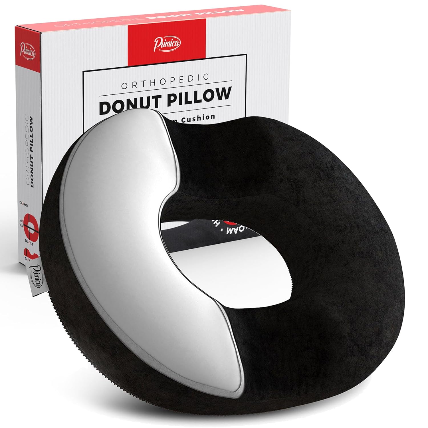 Buy Primica Donut Pillow Hemorrhoid Cushion Tailbone Pain Relief