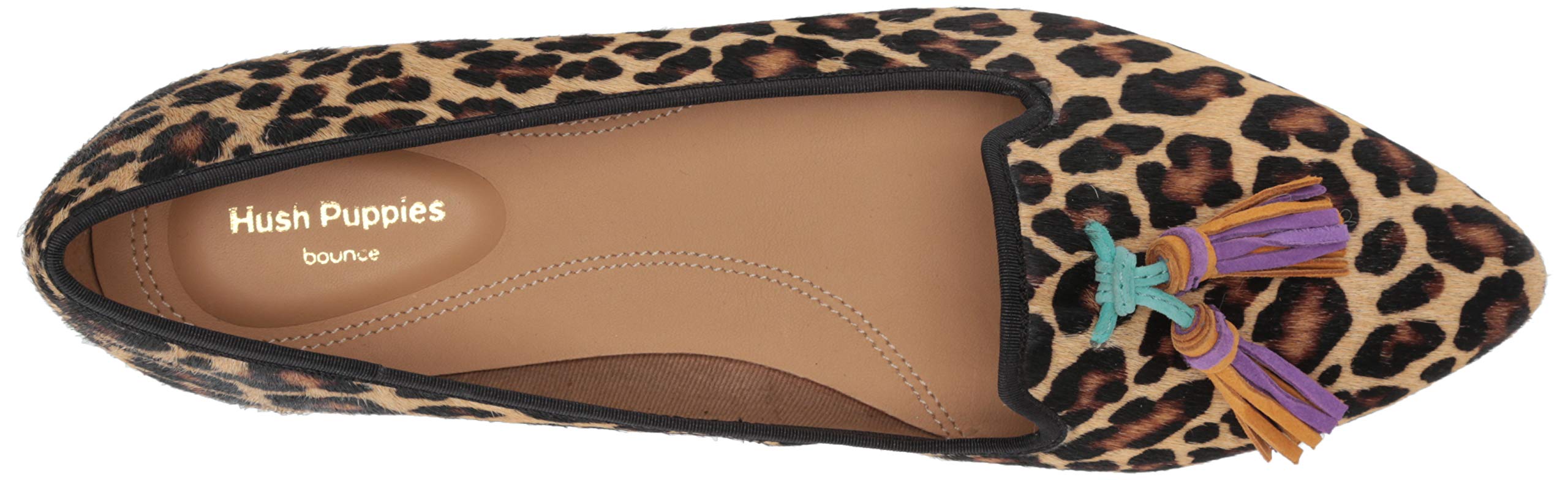 Hush Puppies Mocasines Sadie Tassel 2 Para Mujer, Leopard Print