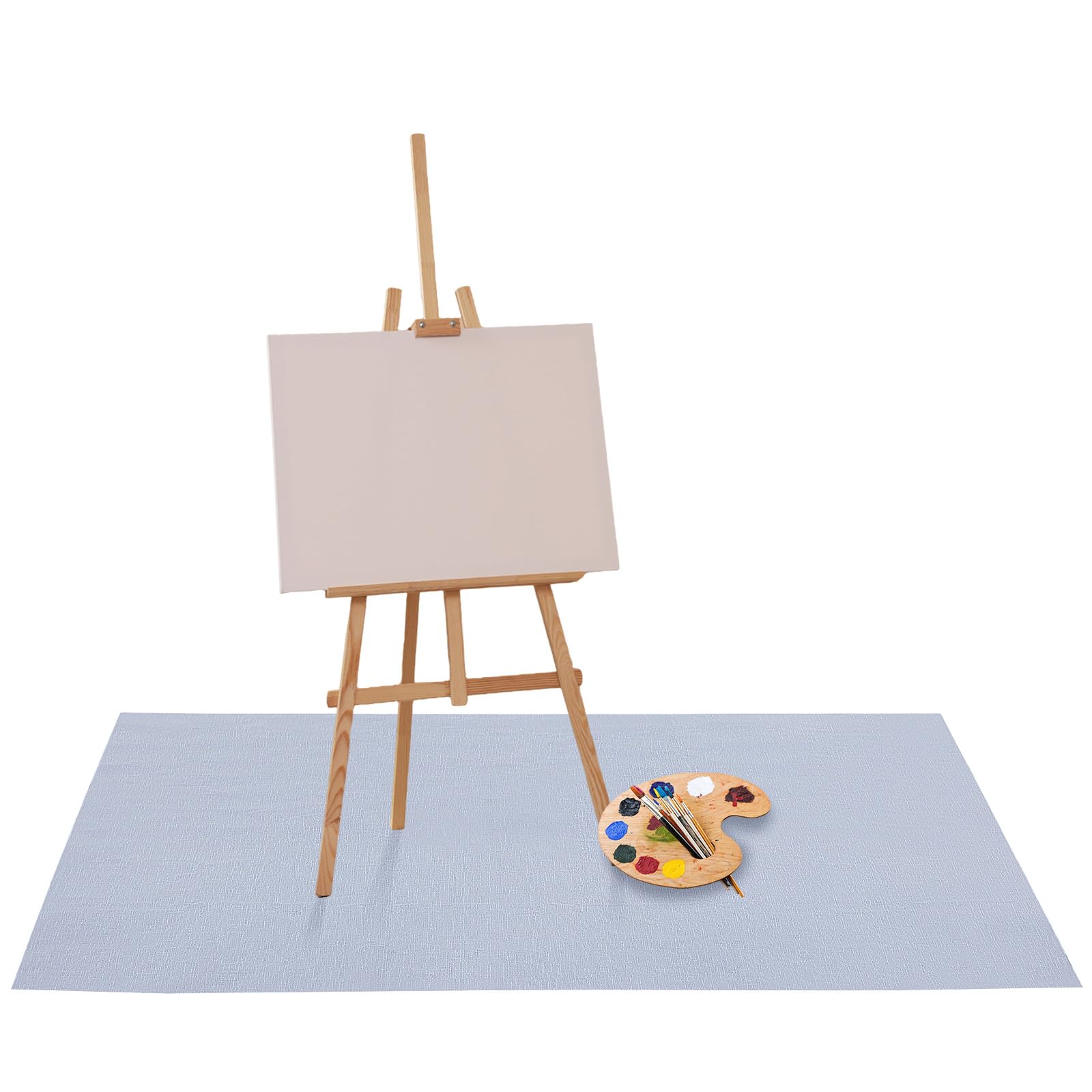 Photo 1 of Drydiet Craft & Painting Floor Mat, Gray, 55x86 Inch