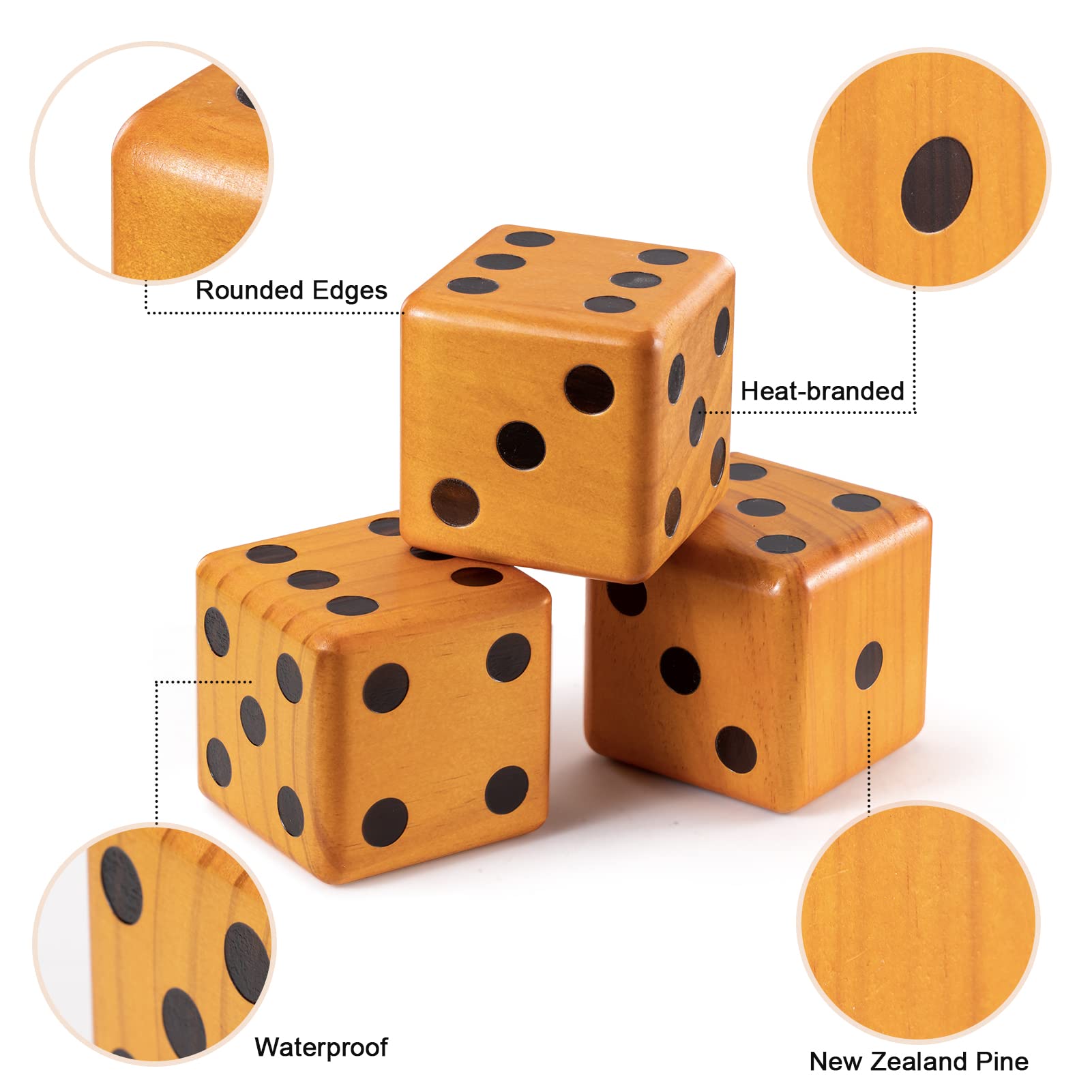 USMC yard yahtzee Yard Farkle Yardzee lawn games dice Yahtzee yard game