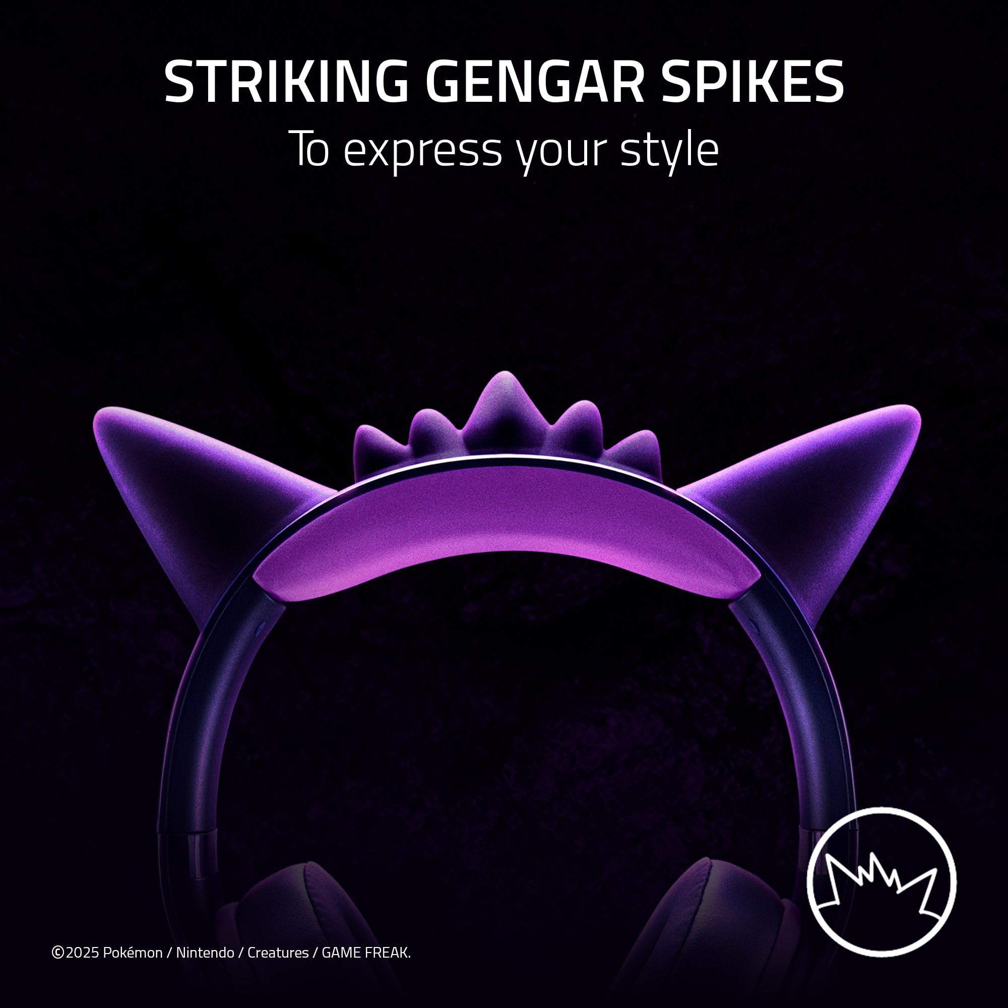 Razer Kraken Kitty V2 Gengar Spikes Headset - Dettaglio