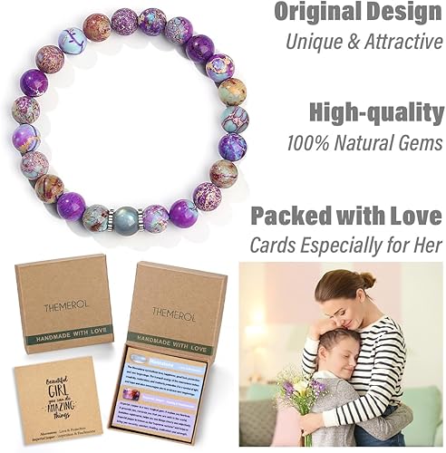 Miniatura 4 de Teen Girl Gifts Ideas Valentines Day Gifts for Teenage 15 Year Old Girl Birthday Gifts Beaded Bracelets Best Friend Gifts for Women Granddaughter