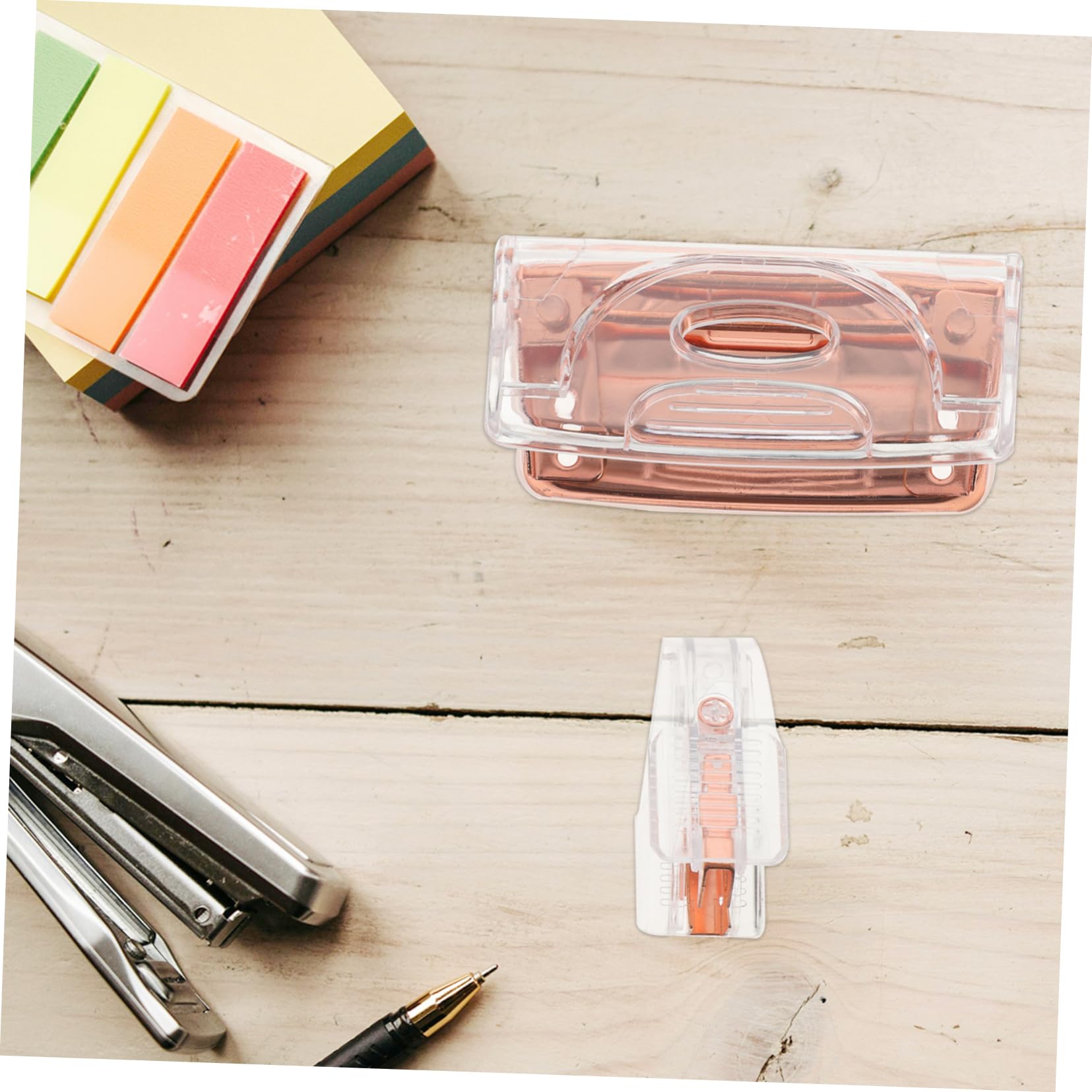 LALAFINA 5sets Perforatore e Estrattore Di Graffette Ufficio Pratico e Versatile Accessori Eleganti Per Organizzazione Documenti Facile Utilizzo Per Maggiore Produttività Design