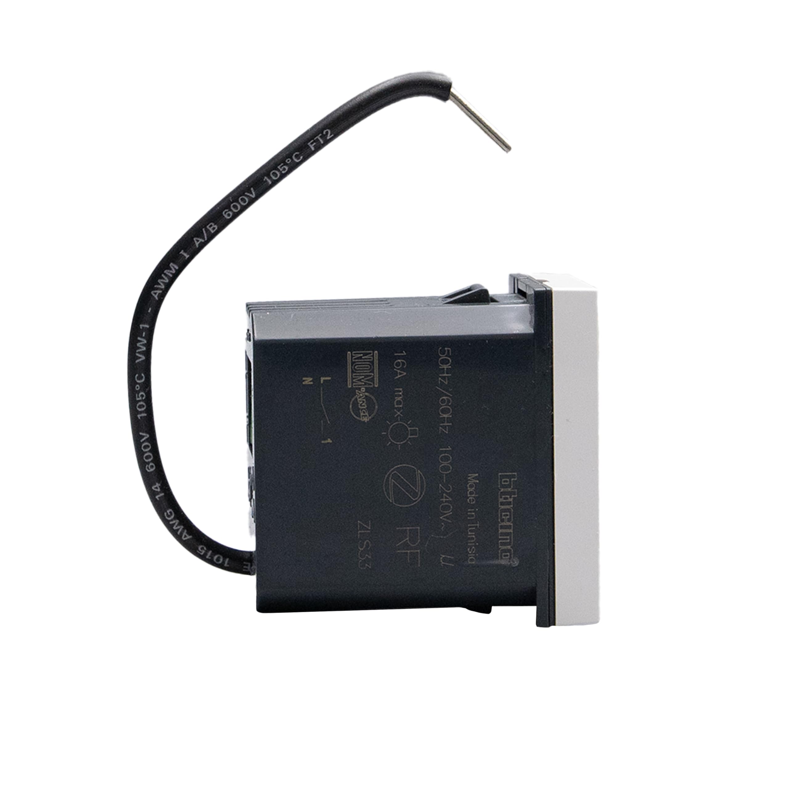 BTICINO Presa Smart WiFi MatixGO JW4531C, Gestione Consumi, Timer, Controllo Intelligente da Remoto con App Home+Control, Alexa, Google Home, Apple Home, Modulo Presa Elettrica Connessa, Smart Home